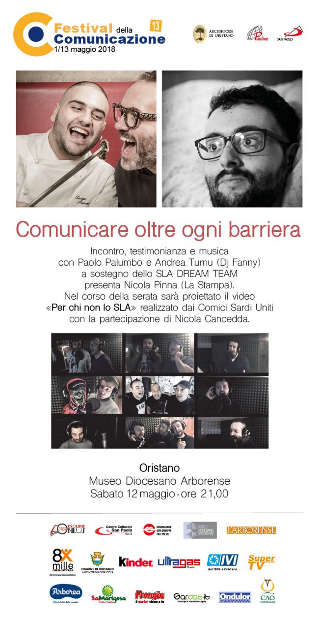 Appuntamento 12 maggio – locandina con sponsor