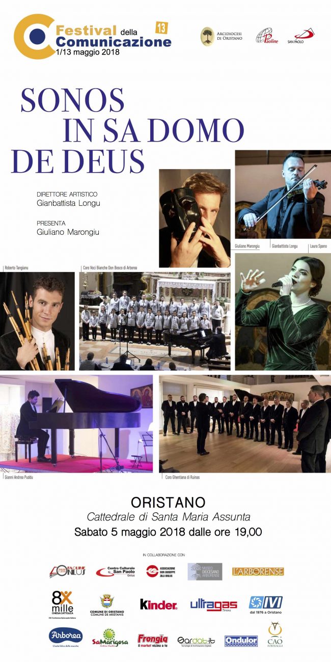 Locandina Sonos in sa Domo de Deus